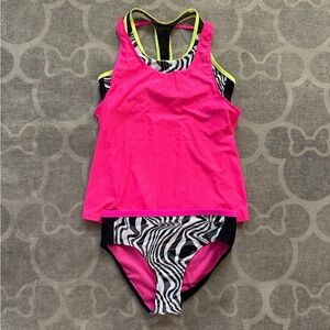 NWOT 3 piece neon Swimwear set